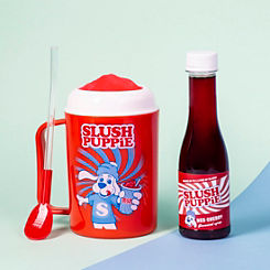 Slush Puppie Making Cup & Red Cherry Syrup