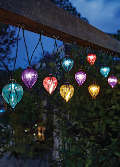 Smart Garden Set of 10 Balloon Rainbow String Lights