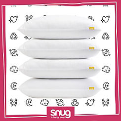 Snug Pack of 4 Blissful Bedtime Pillows