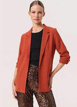 Soaked in Luxury Shirley Three-Quarter Sleeve Open Front Blazer