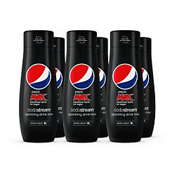 Sodastream Pepsi Max Flavour Concentrate 440 Ml - Six Pack