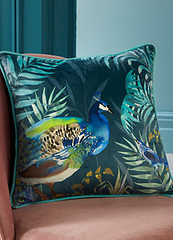 Soiree Peacock Jungle 43x43cm Cushion