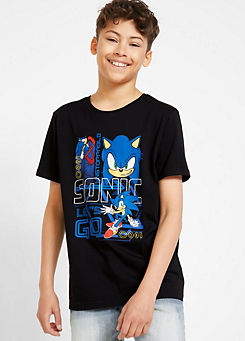 Sonic The Hedgehog Printed T-Shirt