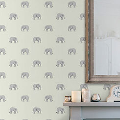 Sophie Allport Elephant Wallpaper