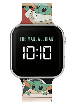 Star Wars The Mandalorian Printed LED Watch