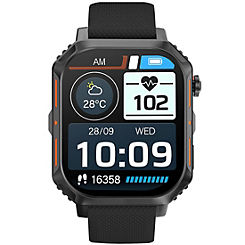 Storm London S-Max Smart Watch - Silicon Black