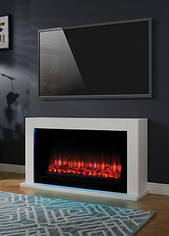 Suncrest Lumley Ambience Low Level Electric Fireplace Suite
