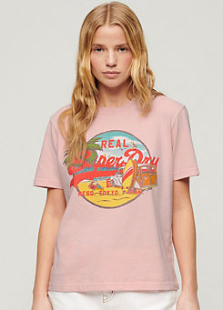 Superdry Graphic Front Print Short Sleeve T-Shirt