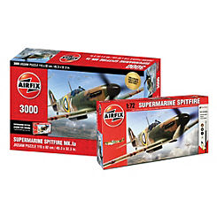 Supermarine Spitfire MK. Airfix Jigsaw Puzzle & Free Airfix Spitfire Model