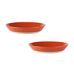 Sur La Table Colour Me Happy Set of 2 Orange Pasta Bowls