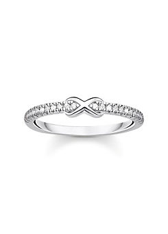 THOMAS SABO Infinity Ring with White Stones