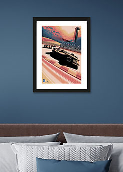 The Art Group Zoom F1 IndyCar Challenge 2020 Framed Print