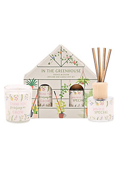 The Cottage Garden Floral Candle & Diffuser Set