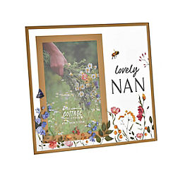 The Cottage Garden Nan’ 4 x 6 ins Glass Frame