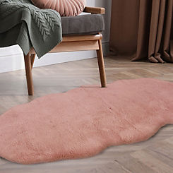 The Homemaker Rugs Collection Luxury Faux Fur Rug
