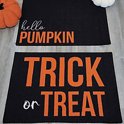 The Homemaker Rugs Collection Set of 2 Halloween Doormats 50 x 80cm