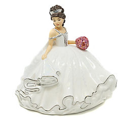 Thelma Madine Mini Bride of the Year Figurine - Brunette