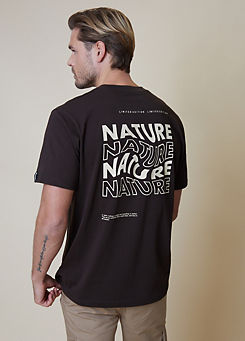 Threadbare Nature Slogan Graphic Print T-Shirt