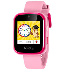 Tikkers Interactive Pink Silicone Strap Smart Watch Complete With Camera, Video & Games