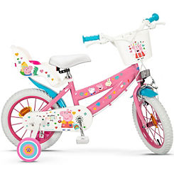 Toimsa Peppa Pig 14ins Bicycle - Pink
