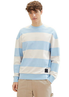 Tom Tailor Colour Block Long Sleeve Sweatshirt