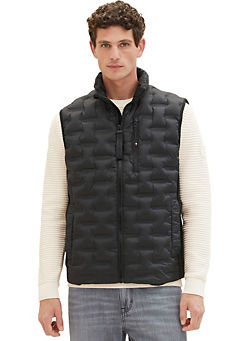 Tom Tailor High Collar Quilted Gilet