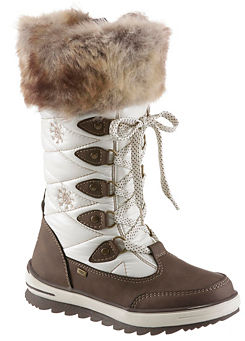 Tom Tailor Kids Furry Topped Lace-up Boots