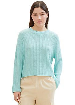 Tom Tailor Knitted Cropped Sweater