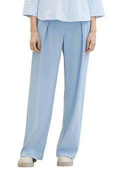 Tom Tailor Wide Leg Pleated Trousers