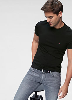 tommy hilfiger core stretch slim cneck tee