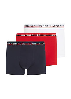 Tommy Hilfiger Pack of 3 Logo Print Boxer Shorts