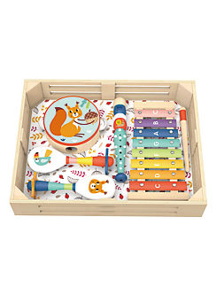 Tooky Toy Wooden Musical Instrument Set - Forest