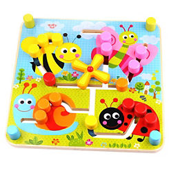 Tooky Toy Wooden Reversible Maze Toy