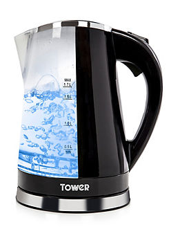 Tower LED Colour Changing Kettle T10012 - Black