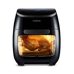 Tower T17076 Vortx 10-in-1 Digital Air Fryer Oven with Rapid Air Circulation, 60-Minute Timer, 11L, 2000W - Black