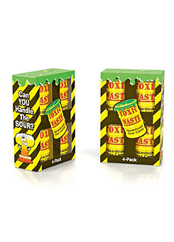 Toxic Waste Yellow Pack of 4 Original Drums (Duo Pack)