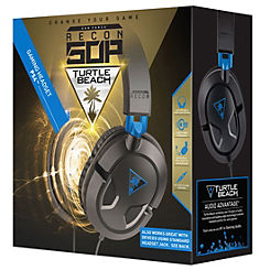 Turtle Beach Ear Force Recon 50P Gaming Headset - Black & Blue