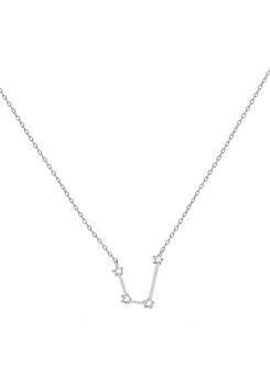 Tuscany Silver Sterling Silver Rhodium Plated CZ Star Constellation Necklace