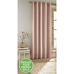 Tyrone Savoy Chenille Single Blackout Thermal Door Curtain