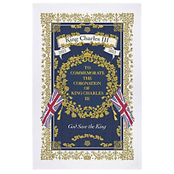 Ulster Weavers King Charles III Coronation Regal Tea Towel