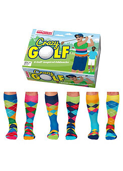 United Oddsocks Crazy Golf Pack of 6 Socks
