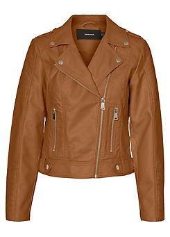 Vero Moda Faux Leather Biker Jacket