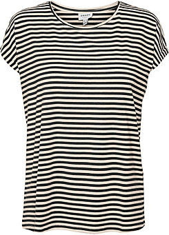 Vero Moda Striped ’Ava’ Round Neck T-Shirt