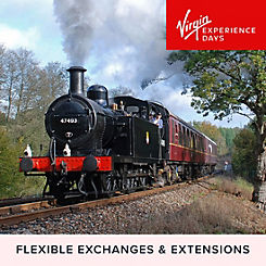 Virgin Experience Days One Night Break with Dinner & Steam Train Trip on the Spa Valley Railway for Two