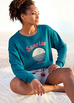 Vivance Sunrise Front Print Sweatshirt
