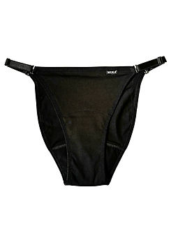 WUKA Flex Medium Flow Adjustable Strap Period Bikini Briefs