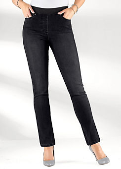 Washed Look Stretch Jeans