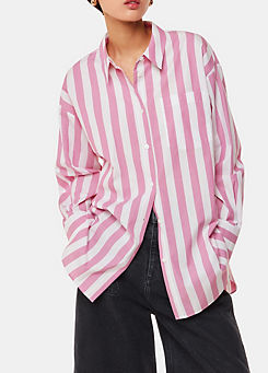 Whistles Oversized Striped Shirt