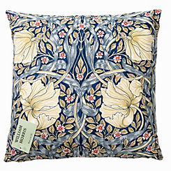 William Morris Blue Pimpernel 43 x 43 cm Feather Filled Cushion