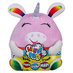 Windy Bums Cheeky Farting Soft Plush Toy - Unicorn